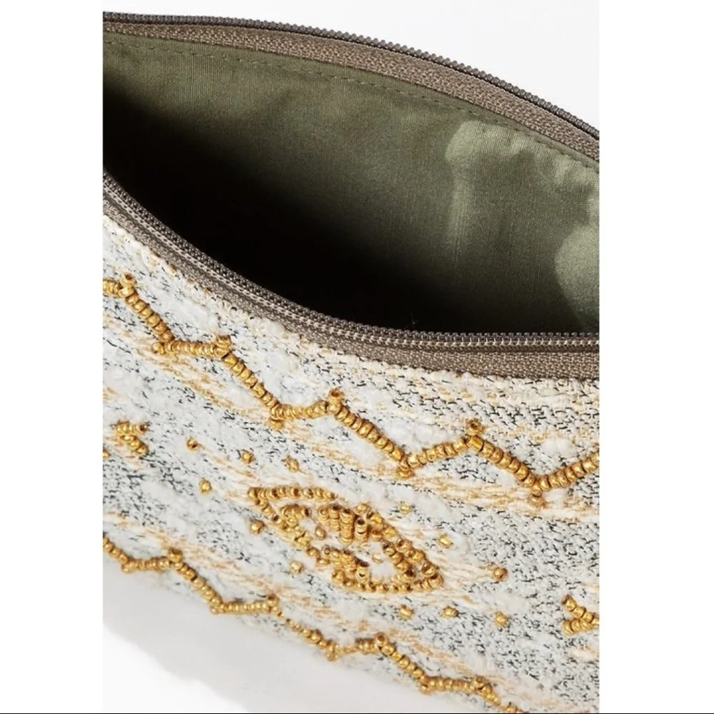 Boho Handmade Cotton Wristlet Clutch